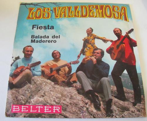 Discos de vinilo: LOS VALLDEMOSA - FIESTA - SINGLE 1970 - Foto 2