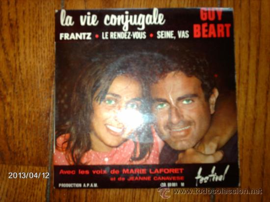 Discos de vinilo: guy beart  - la vie conjugale  + 3 - Foto 1