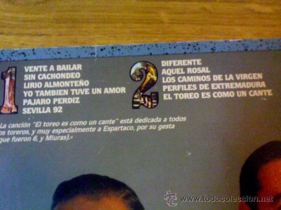 Discos de vinilo: LOS ROCIEROS. VENTE A BAILAR. SIN CACHONDEO. - Foto 2