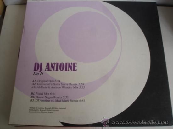 Discos de vinilo: DJ ANTOINE  DO IT  maxi - Foto 2