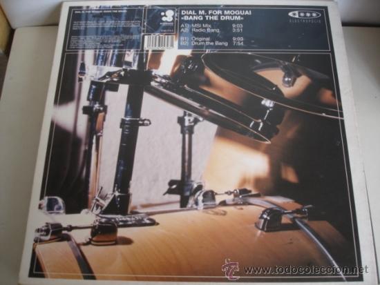 Discos de vinilo: DIAL M. FOR MOGUAI  BANG THE DRUM  MAXI - Foto 2