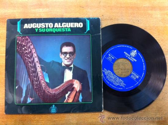 Discos de vinilo: AUGUSTO ALGUER&Oacute; Y SU ORQUESTA. single - Foto 2