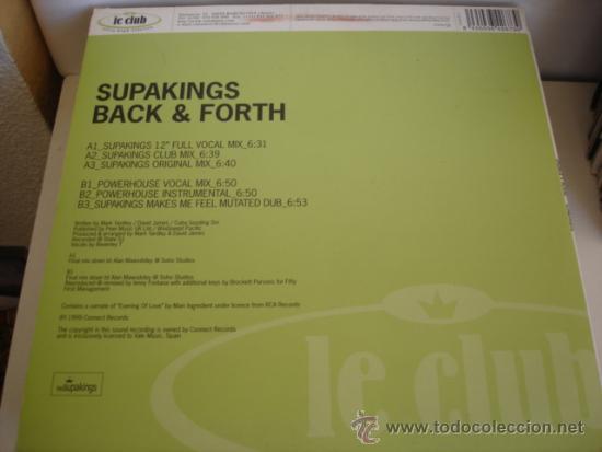 Discos de vinilo: SUPAKINGS   BACK & FORTH - Foto 2