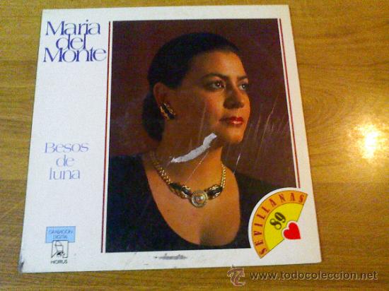 Discos de vinilo: MARIA DEL MONTE .BESOS DE LUNA. - Foto 1