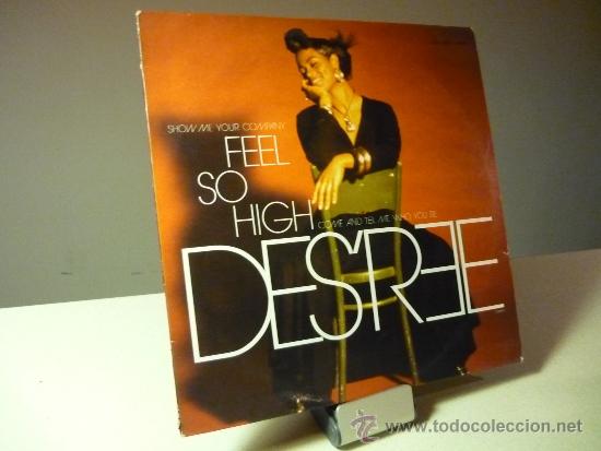Discos de vinilo: DESREE Feel so high maxi single vinilo - Foto 1