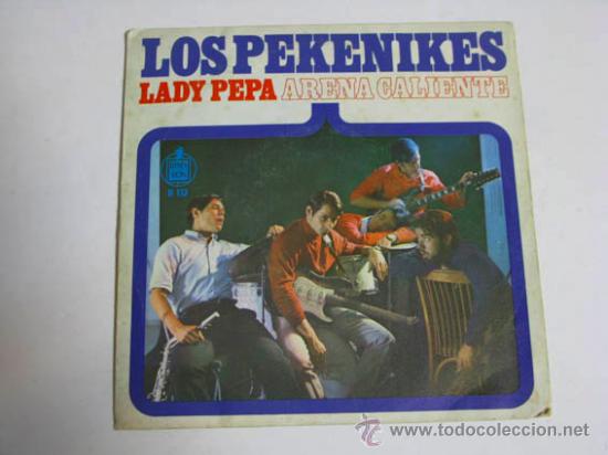Discos de vinilo: Single LOS PEKENIKES, Arena caliente. - Foto 1