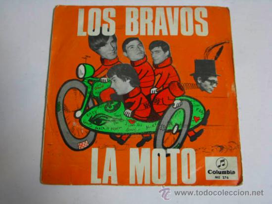 Discos de vinilo: Single LOS BRAVOS, La moto. - Foto 1