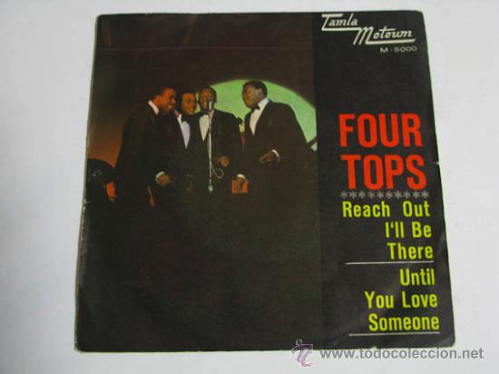 Discos de vinilo: Single FOUR TOPS, Reach out Ill be there. - Foto 1