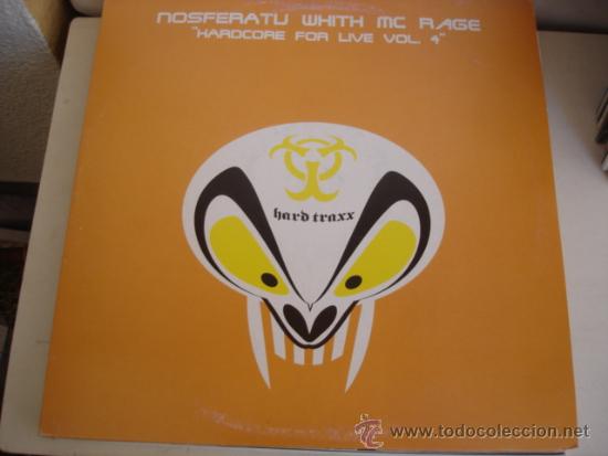 Discos de vinilo: NOSFERATU WITH MC RAGE   HARDCORE FOR LIVE VOL.4 - Foto 1