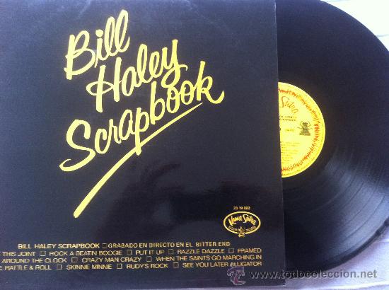 Discos de vinilo: LP BILL HALEY-SCRAPBOOK-ESPA&Ntilde;A-1989 - Foto 1