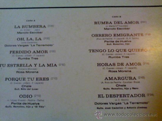 Discos de vinilo: VIVA LA RUMBA. - Foto 2