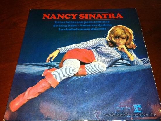 Discos de vinilo: Nancy Sinatra - Estas botas son para caminar        - EP 1965 - - Foto 1