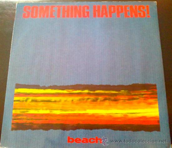 Discos de vinilo: SOMETHING HAPPENS, BEACH - MAXI SINGLE 3 TEMAS - Foto 1