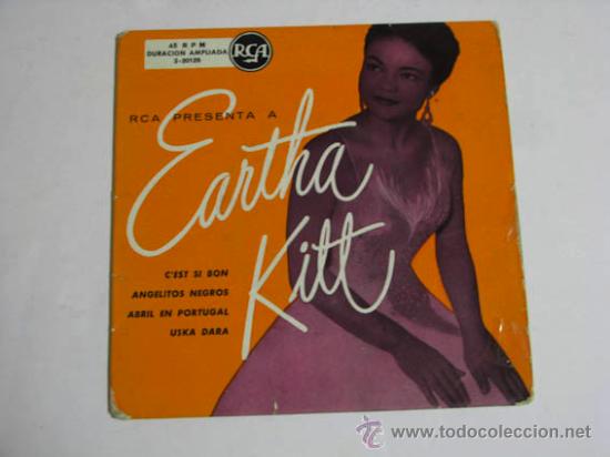 Discos de vinilo: Single EARTHA KITT con Henri Ren&eacute; y su Orquesta. - Foto 1