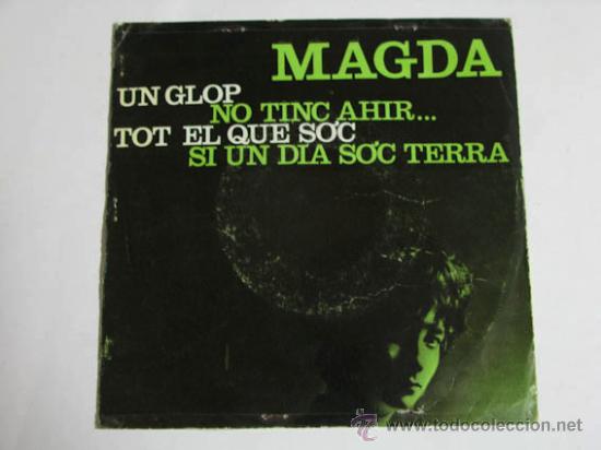 Discos de vinilo: Single MAGDA, Un glop. - Foto 1