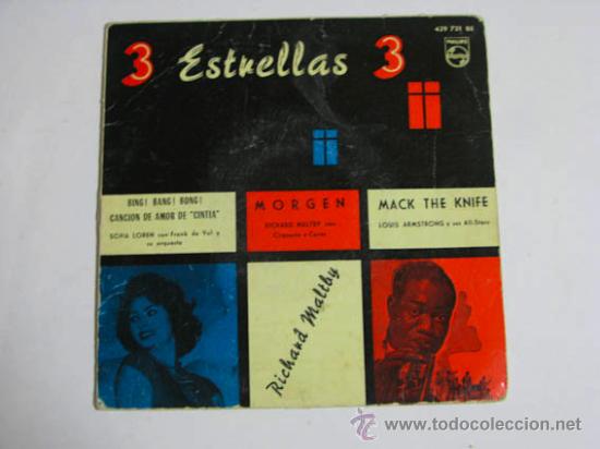 Discos de vinilo: Single RICHARD MALTBY, 3 estrellas. - Foto 1