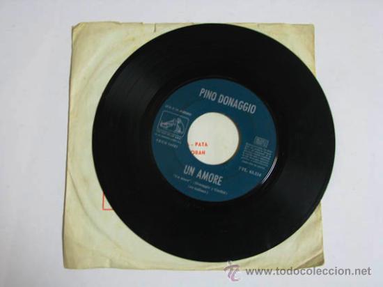 Discos de vinilo: Single PINO DONAGGIO, Un amore. - Foto 1