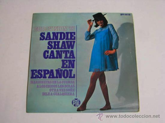 Discos de vinilo: Single Sandie Shaw, Canta en espa&ntilde;ol. - Foto 1