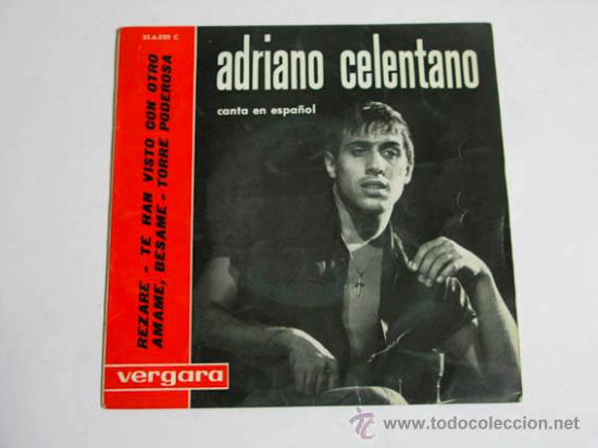 Discos de vinilo: Single ADRIANO CELENTANO, Rezare. - Foto 1