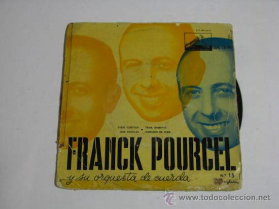Discos de vinilo: Single FRANCK POURCEL y su orquesta de cuerda. - Foto 1
