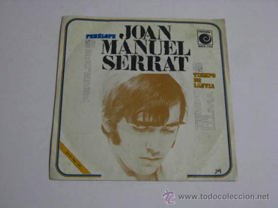 Discos de vinilo: Single JOAN MANUEL SERRAT, Penelope. - Foto 1