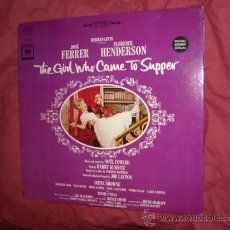 Discos de vinilo: THE GIRL WHO CAME TO SUPPER - ORIGINAL BROADWAY CAST - LP MUSICA NOEL COWARD 1963 USA PORTADA. Lote 36965342