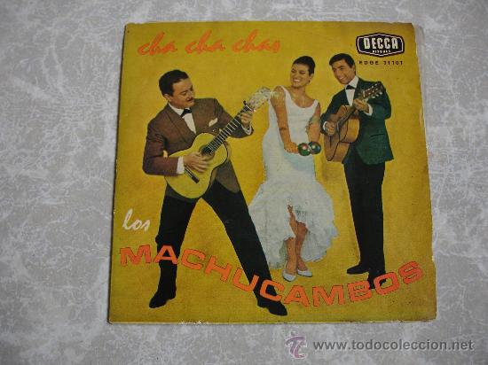 Discos de vinilo: Single Los machucambos, Cha cha cha, Decca edge 71707 - Foto 1