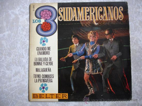 Discos de vinilo: Single Los 3 sudamericanos Belter 51.890 - Foto 1