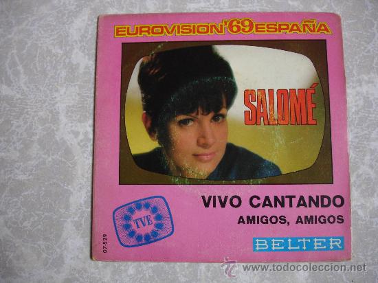 Discos de vinilo: Single Salom&eacute;, Belter 07.529 a&ntilde;o 1969. - Foto 1