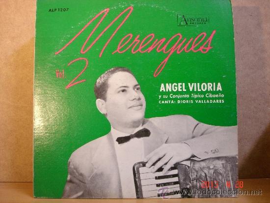 Vinyl records: Angel Viloria y su Conjunto Tipico Cibae&ntilde;o - Merengues Vol. 2 - Ansonia Records ALP 1207 Edicion USA