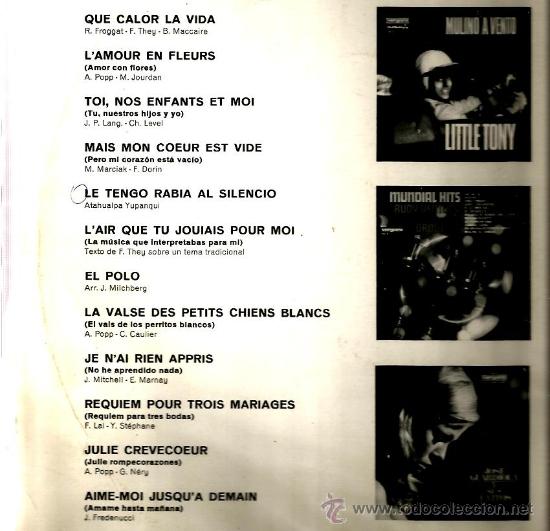 Discos de vinilo: LP MARIE LAFORET - EDITADO EN 1969 - Foto 2