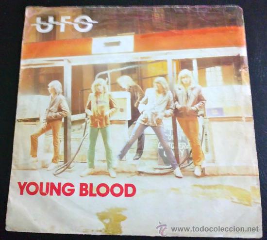 Discos de vinilo: UFO, YOUNG BLOOD - SINGLE DE VINILO - Foto 1