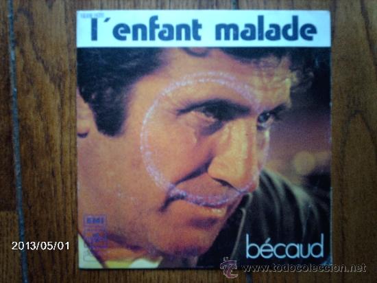 Discos de vinilo: gilbert becaud  -  l&acute;enfant malade  +  la guimauve et la violoncelle - Foto 1
