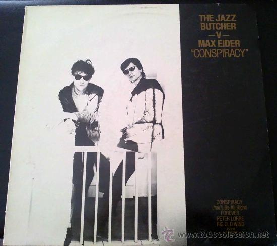 Discos de vinilo: THE JAZZ BUTCHER V MAX EIDER, CONSPIRANCY - MAXI SINGLE 4 TEMAS - Foto 1