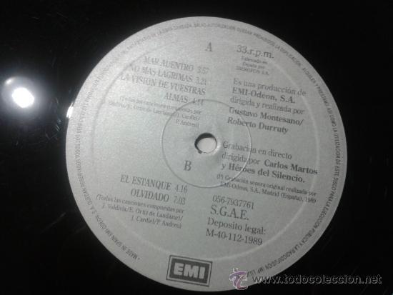 Discos de vinilo: Heroes del silencio - En directo 1989 - Foto 3