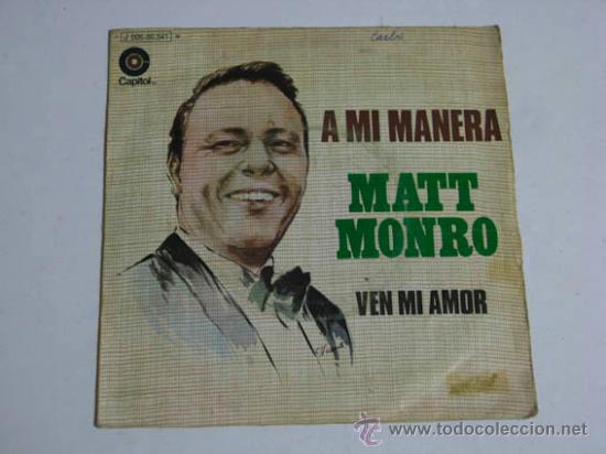 Discos de vinilo: Single MATT MONRO, Ven mi amor. - Foto 1