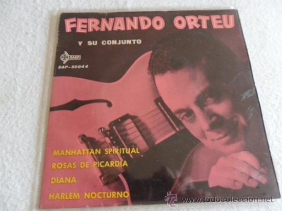 Discos de vinilo: FERNANDO ORTEU - MANHATTAN SPERITUAL + 3 EP 1961 - Foto 1