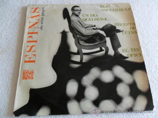 Discos de vinilo: ESPINAS - ELS NOCTAMBULS + 3 EP 1966 - Foto 1