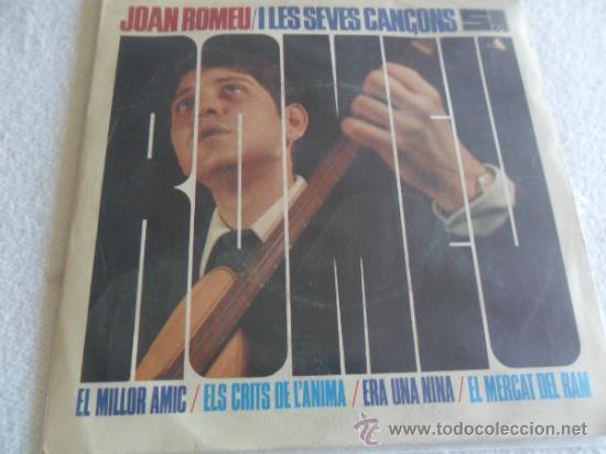 Discos de vinilo: JOAN ROMEU - EL MILLOR AMIC + 3 EP 1968 - Foto 1