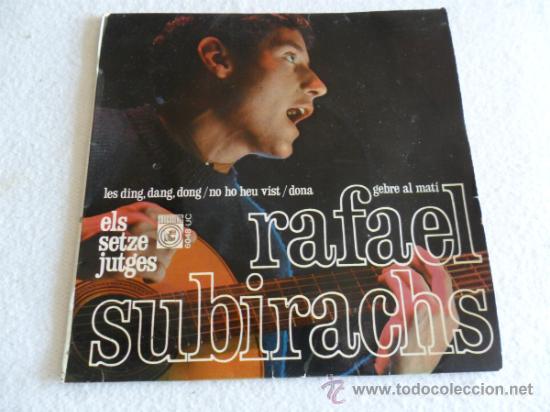 Discos de vinilo: RAFAEL SUBIRACHS -LES DING DANG DONG + 3 EP 1967 - Foto 1