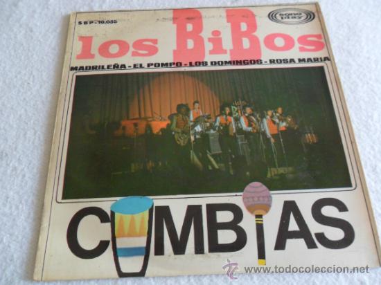 Disques de vinyle: LOS BIBOS -MADRILE&Ntilde;A + 3 EP 1967