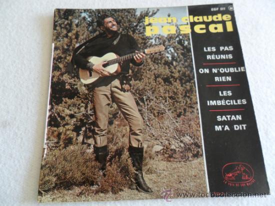 Discos de vinilo: JEAN CLAUDE PASCAL - LES PAS REUNIS + 3 EP - Foto 1