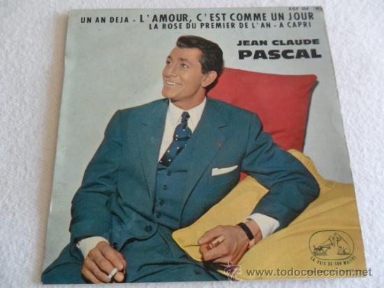 Discos de vinilo: JEAN CLAUDE PASCAL - UN AN DEJA + 3 EP - Foto 1