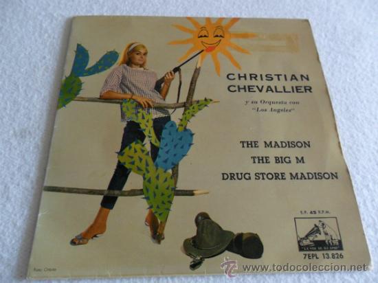 Discos de vinilo: CHISTIAN CHEVALLIER - THE MADISON +2 EP 1962