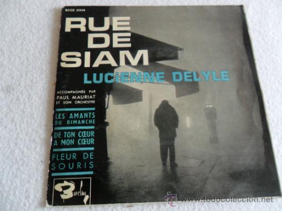 Discos de vinilo: LUCIENNE DELYLE - RUE DE SIAM + 3 EP - Foto 1