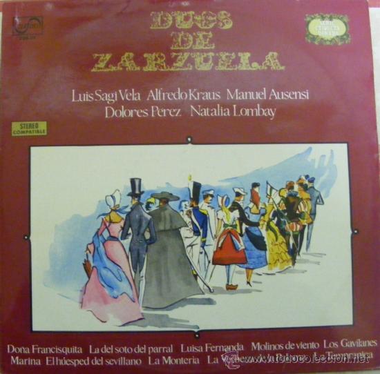 Discos de vinilo: DUOS DE ZARZUELA 1971 - Foto 4
