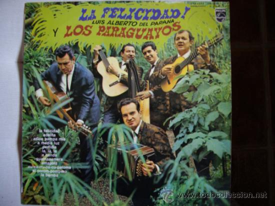 Vinyl records: Luis alberto del Parana y los Paraguayos Lp Ed francesa