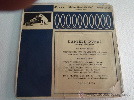 Discos de vinilo: SINGLE DANIELE DUPRE - Foto 1