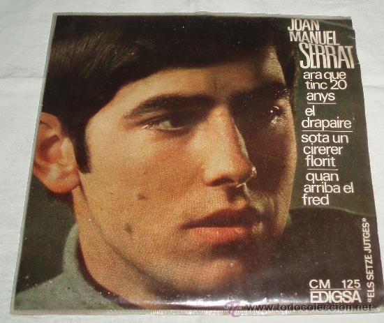 Discos de vinilo: disco de vinilo Joan Manuel Serrat  a&ntilde;o 1966 - Foto 1