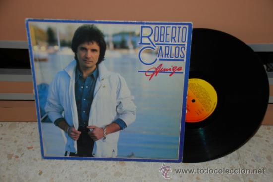 Discos de vinilo: DISCO VINILO LP ROBERTO CARLOS &rdquo;AMIGA&rdquo; - Foto 3